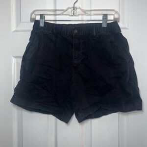 BEAR BOTTOM Men's Black Flat Front Shorts